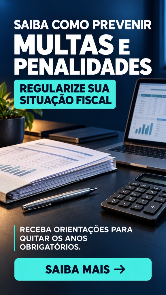Saiba como prevenir multas e penalidades. Regularize sua situação fiscal.